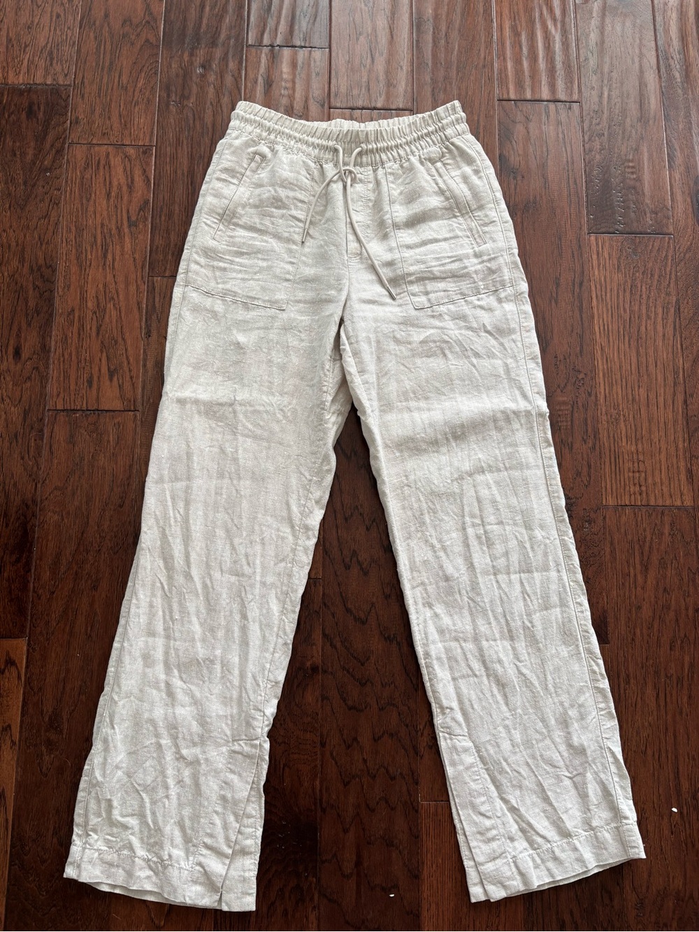 Athleta Women split leg Linen-Blend Pants
